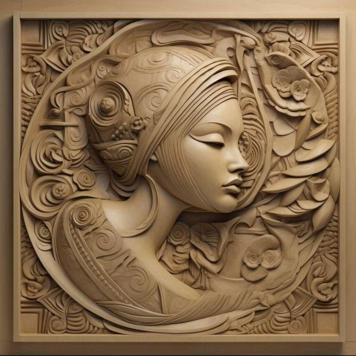 نموذج ثلاثي الأبعاد لآلة CNC 3D Art 